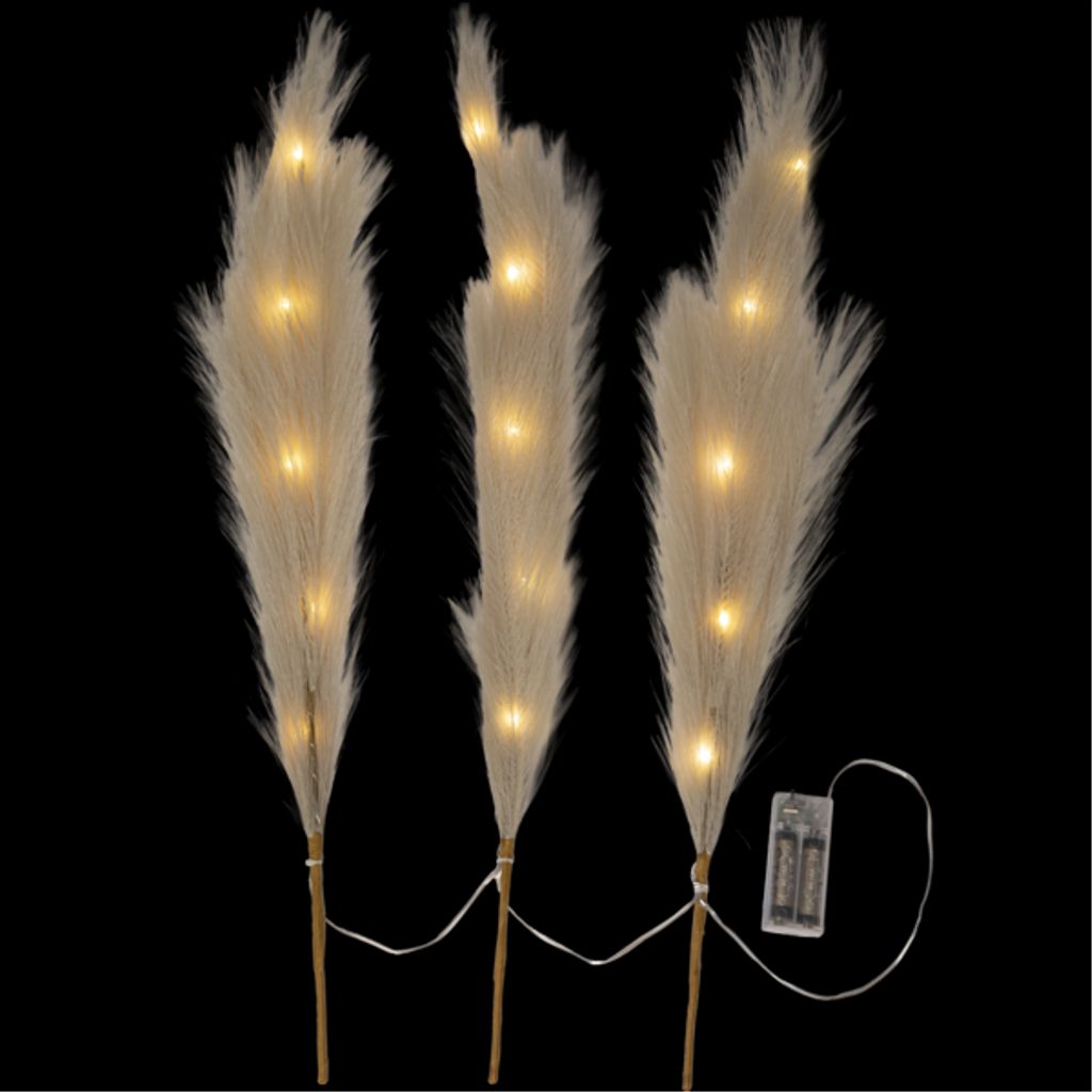 Star Trading Dekorationskvist Plumes – Vit