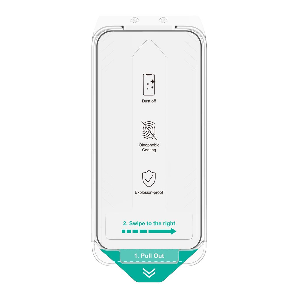 SiGN Skärmskydd iPhone 18 Pro Max – EZ Apply med dammfri applikator