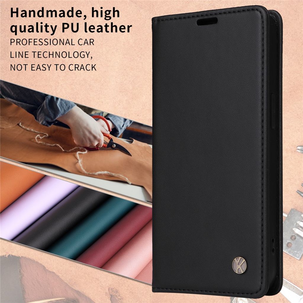 YIKATU iPhone 17 Pro Max Wallet cover - Black