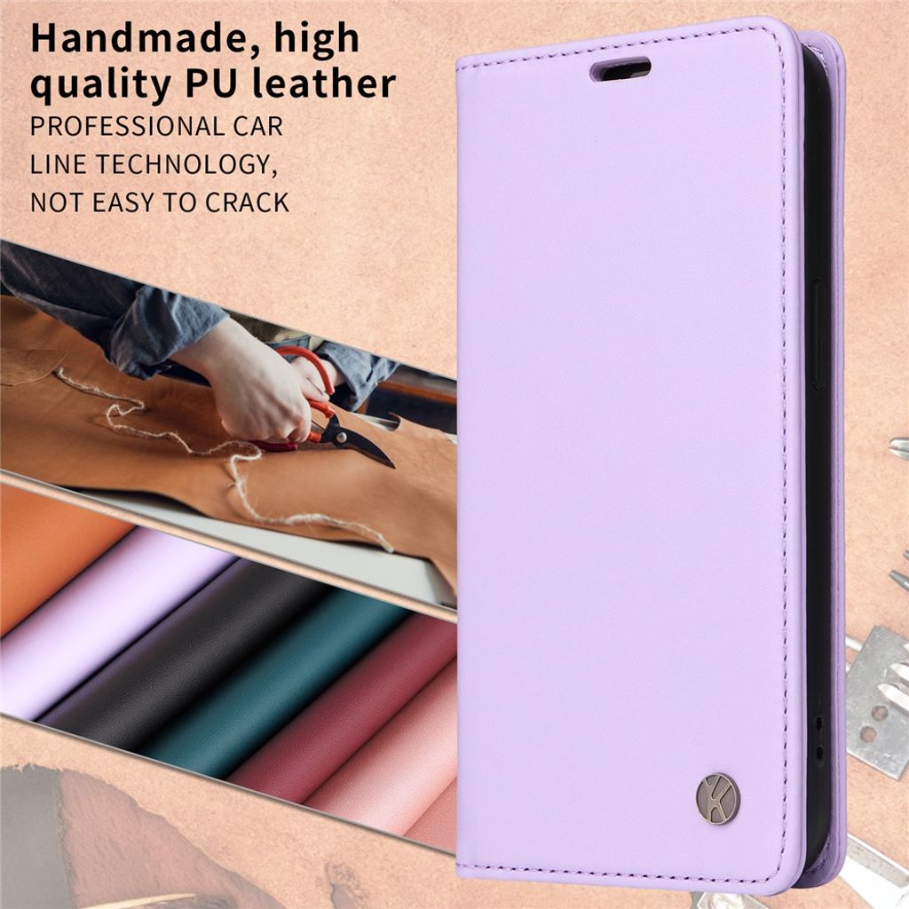 YIKATU iPhone 17 Pro Wallet cover - Purple
