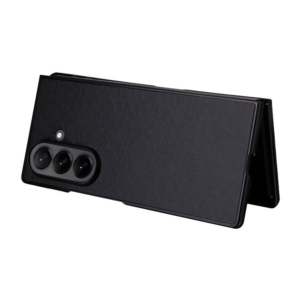 Samsung Galaxy Z Fold7 5G Skal i PU-läder - Svart