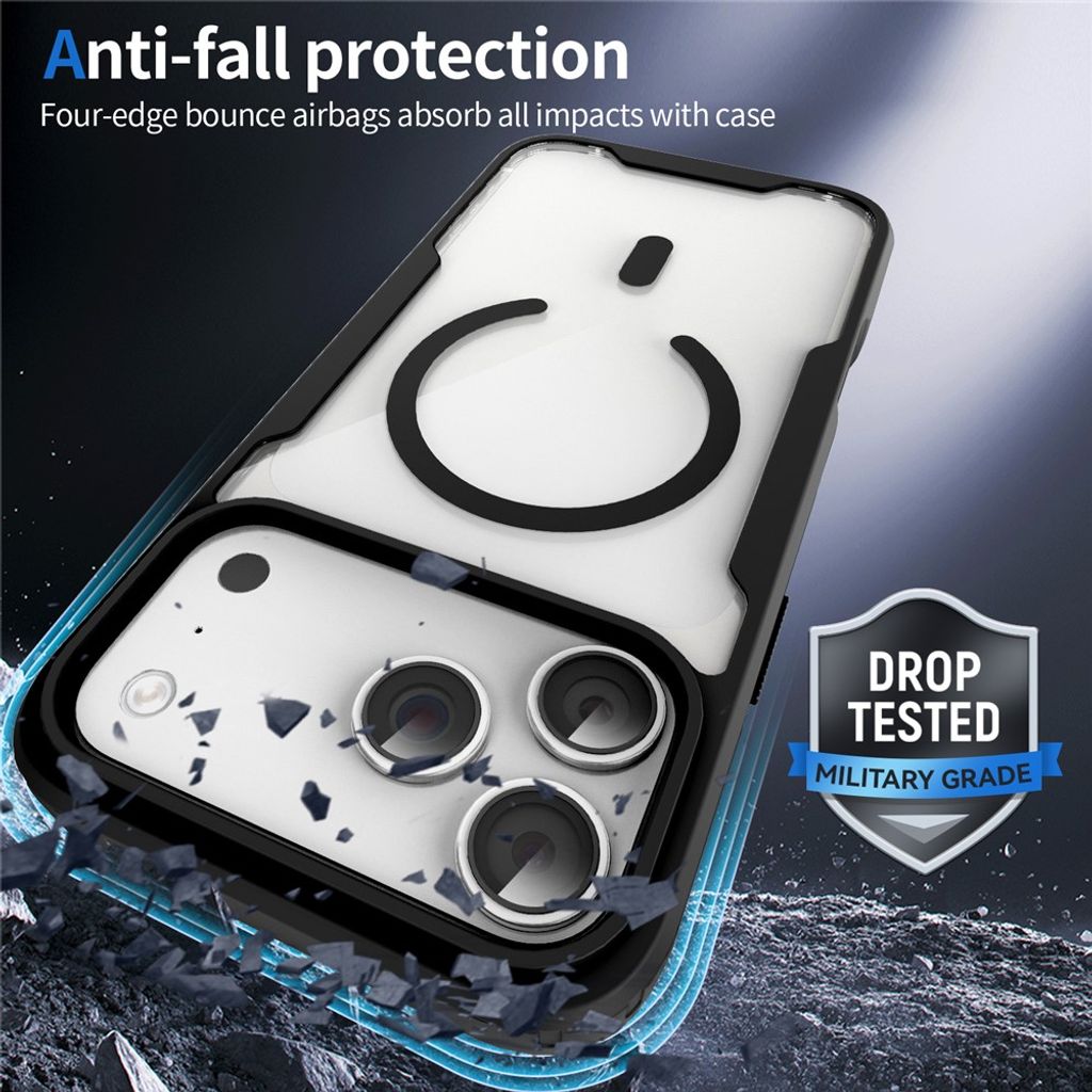 iPhone 18 Pro Max/17 Pro Max MagSafe Skal - Svart