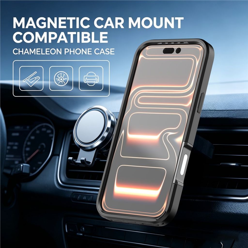 iPhone 18 Pro/17 Pro MagSafe Cover med ringstøtte - Blå