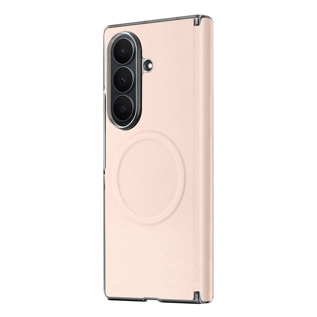 Samsung Galaxy Z Fold8 Ultra MagSafe Kuori PU-nahkaa - Vaaleanpunainen
