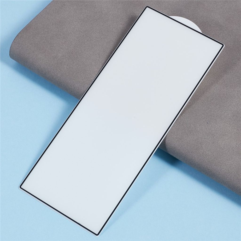 Skjermbeskytter til Samsung Galaxy Z Fold7 5G –  sort kant, herdet glass (ytterskjerm)