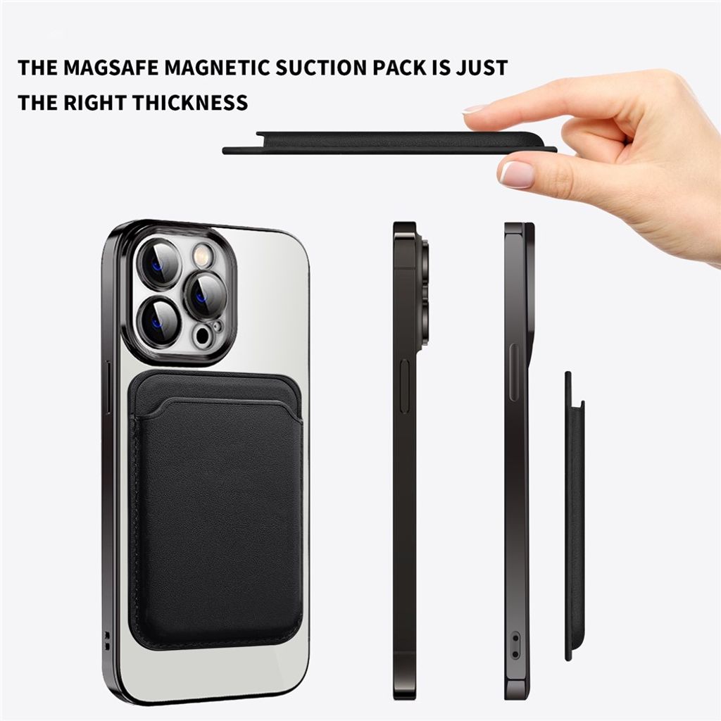 MagSafe-kortholdertelefon – svart
