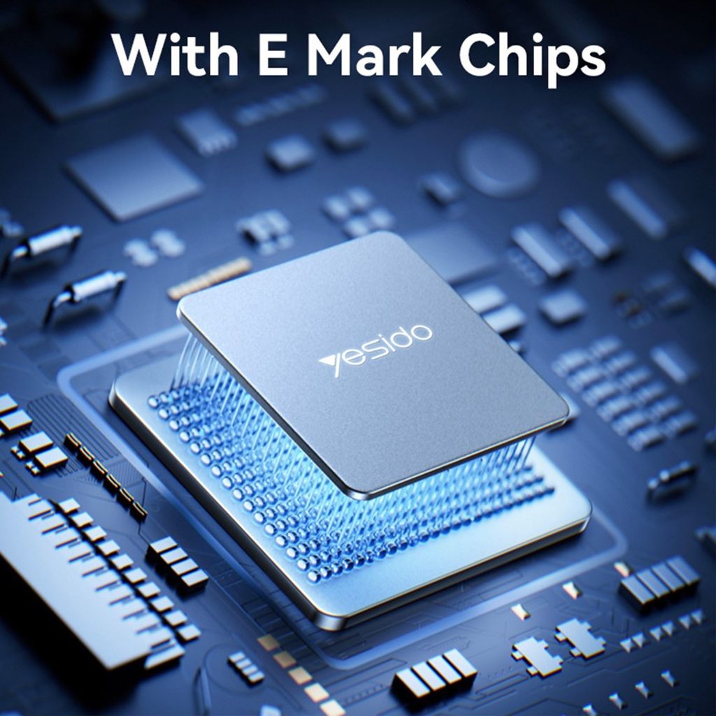 Yesido USB-C laddkabel 240W 5A, 1,2m