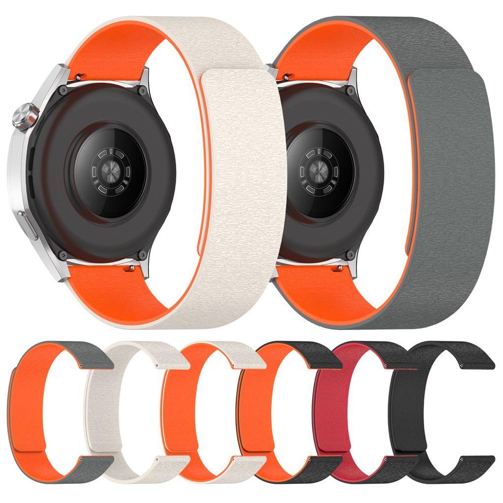 Samsung Galaxy Watch/Garmin Forerunner m.fl. Silikon Klockarmband – Svart