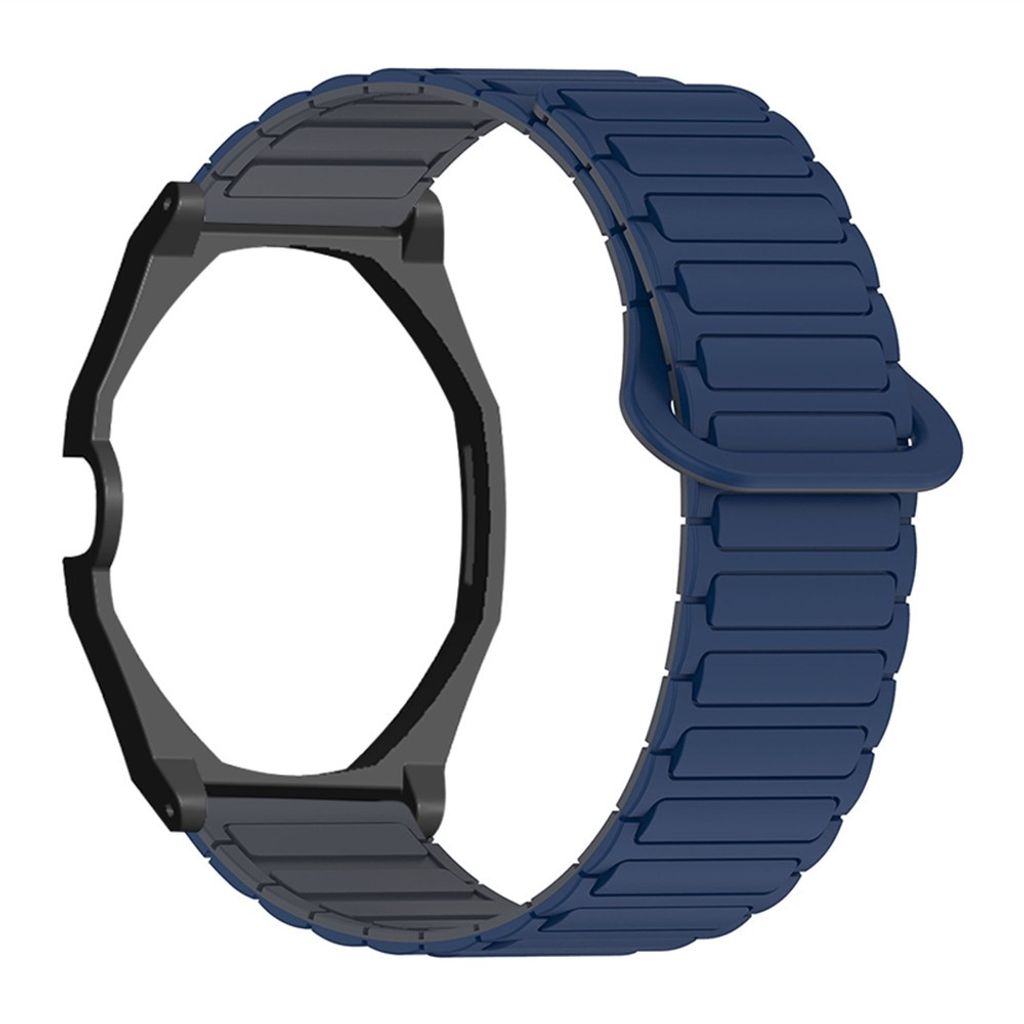 Swatch Royal Pop klokkerem i silikon med deksel - blå/grå/svart