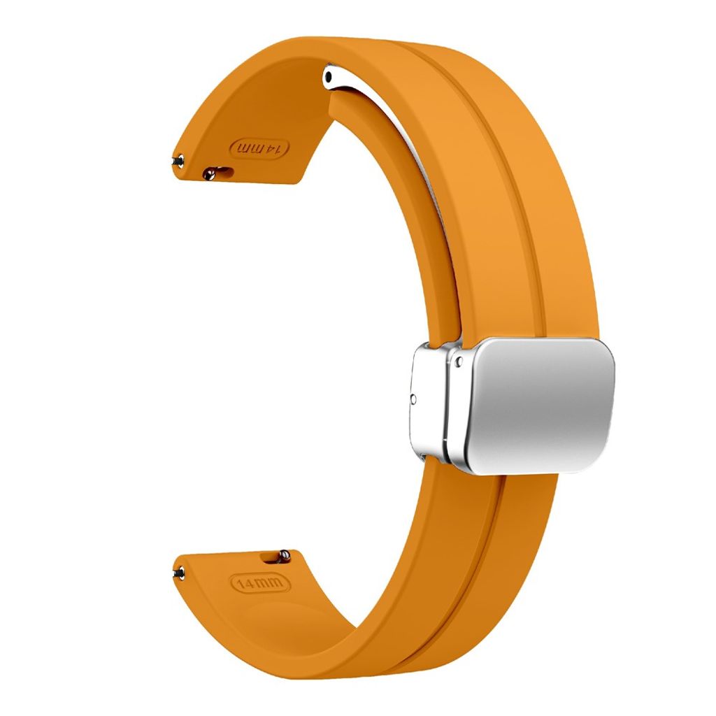 Garmin Lily 2 klokkerem i silikon med magnetisk spenne – gul