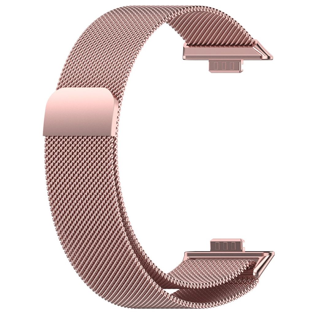 Huawei Watch Fit 3 Milanese Urrem Rustfrit Stål – Lyserød