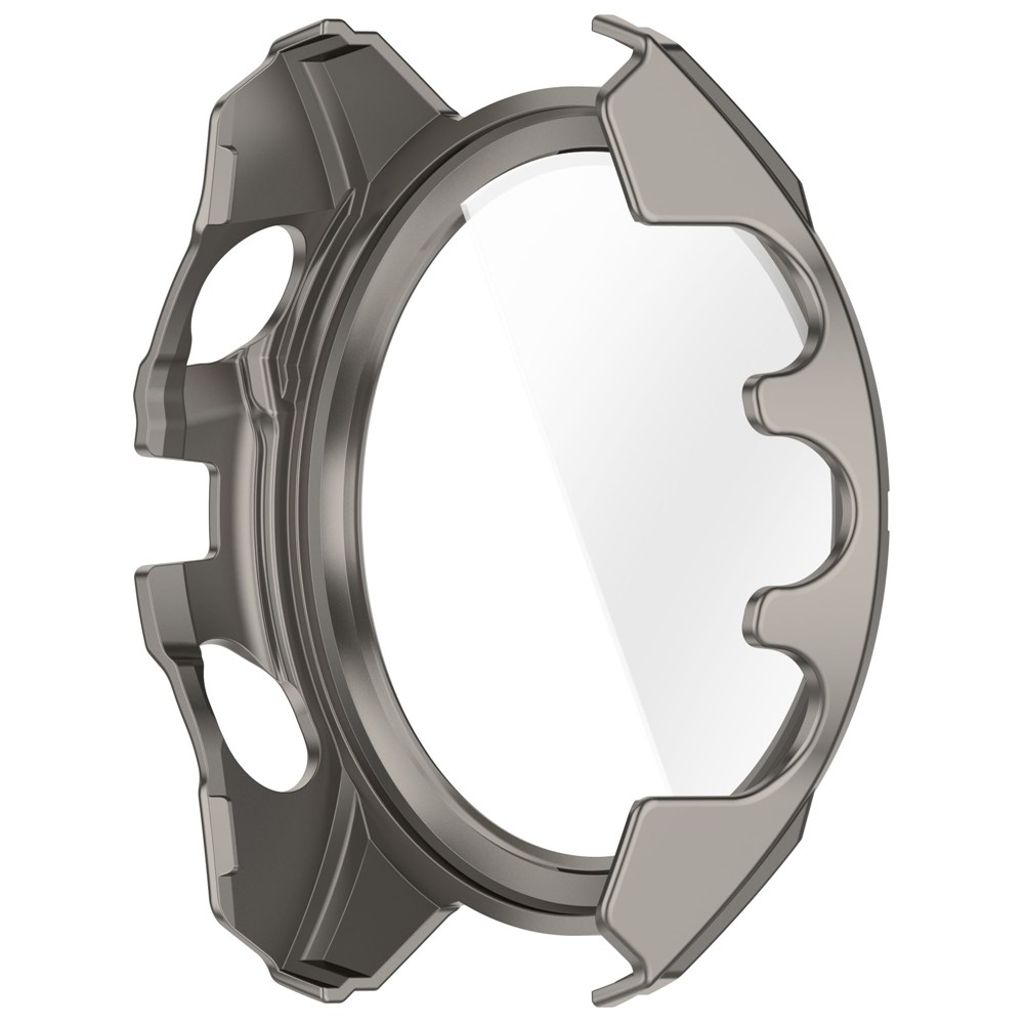 Garmin Fenix 8 47mm Etui med Hærdet Glas Skærmbeskytter – Blå