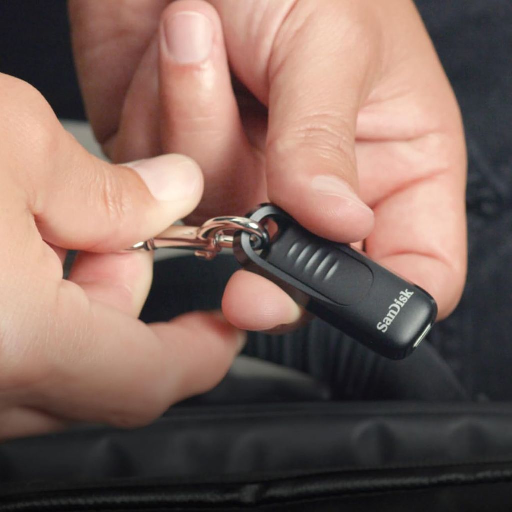 SanDisk Ultra Slider USB-C 3.2 USB-muistitikku 256 Gt - Musta