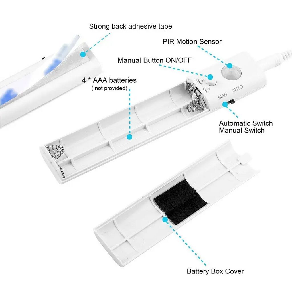 SiGN LED-slinga för Skåp & Garderob med Rörelsesensor 3m - Varmvit