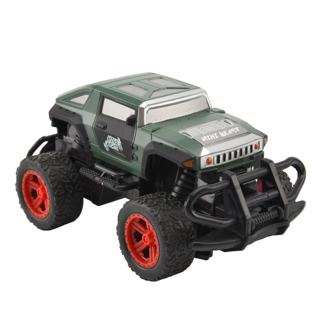 ZapToys Mini Beast 1:43 Radio-ohjattava auto – Musta/Vihreä
