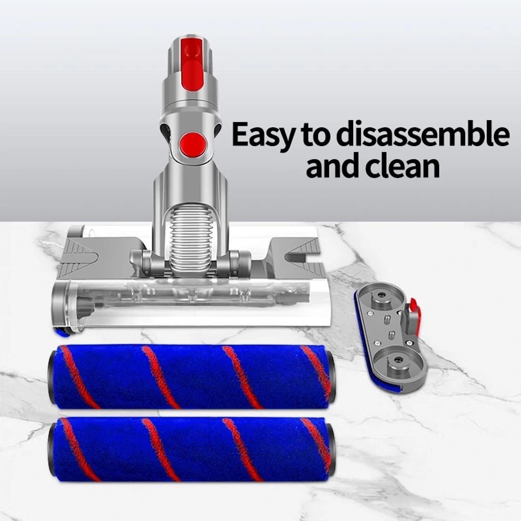 Elektrische vloerborstel met dubbele rolborstels voor Dyson V7 / V8 / V10 / V11