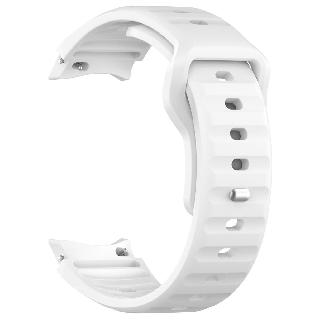 Samsung Galaxy Watch 7/6/5 silikoniranneke kellolle - valkoinen