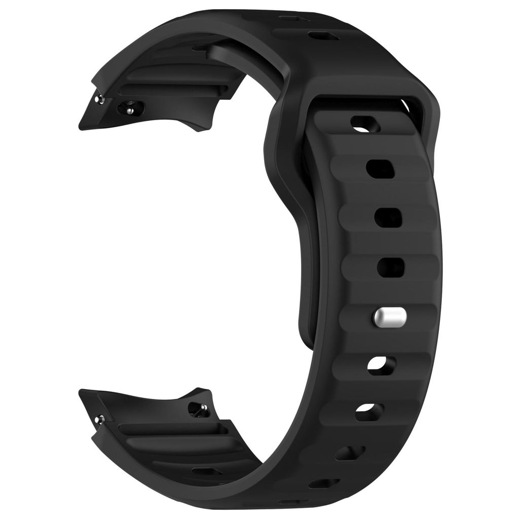 Samsung Galaxy Watch 7/6/5 silikoniranneke kellolle - musta