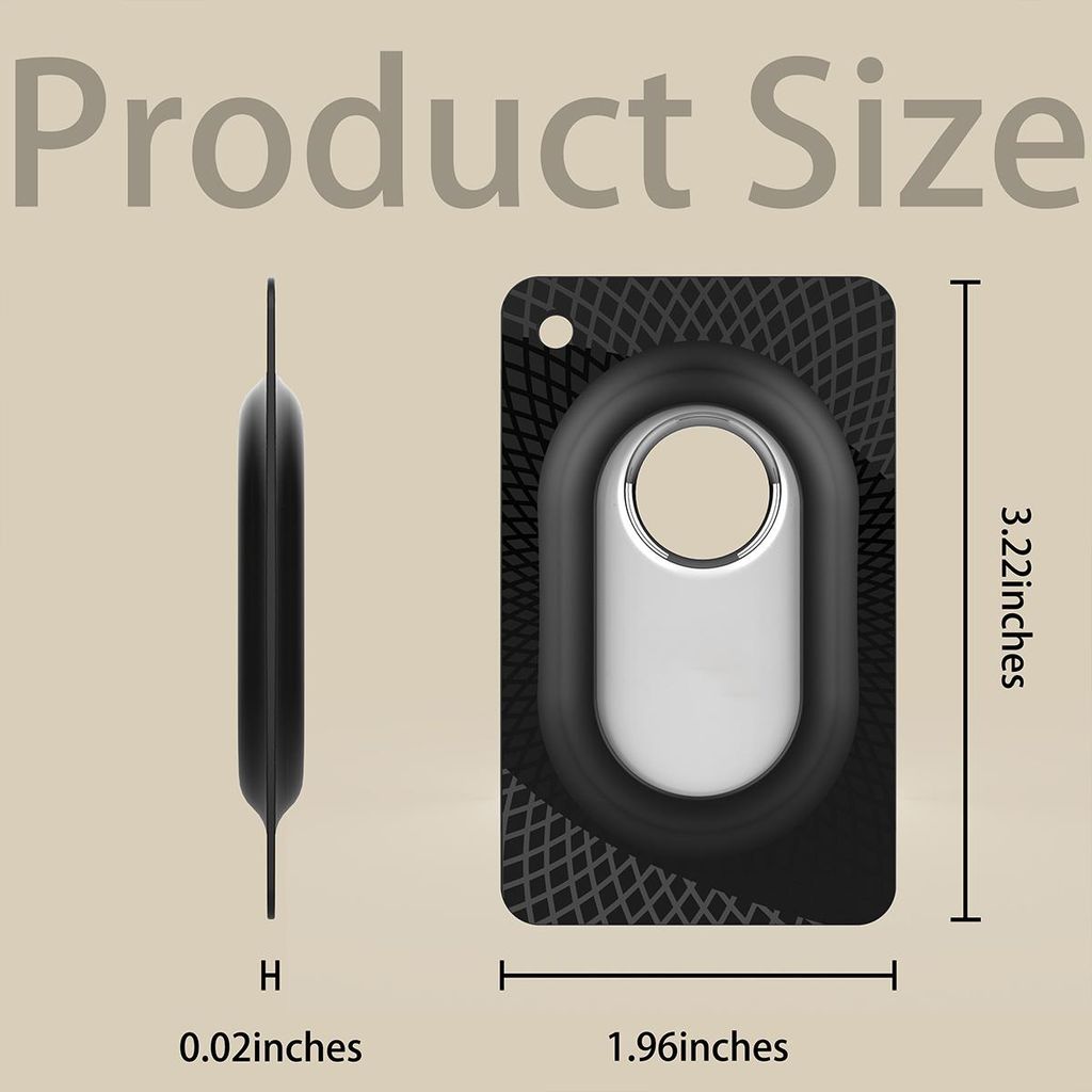 XDcase Samsung Galaxy SmartTag2 Lompakko- ja Korttikotelo TPU:lla - Valkoinen