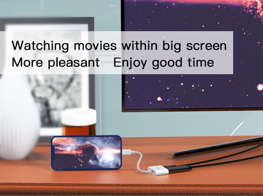 YESIDO HM06 Lightning til HDMI lyd- og videoadapter