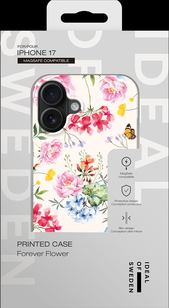 iDeal of Sweden iPhone 17 Printed Case - Flower Forever