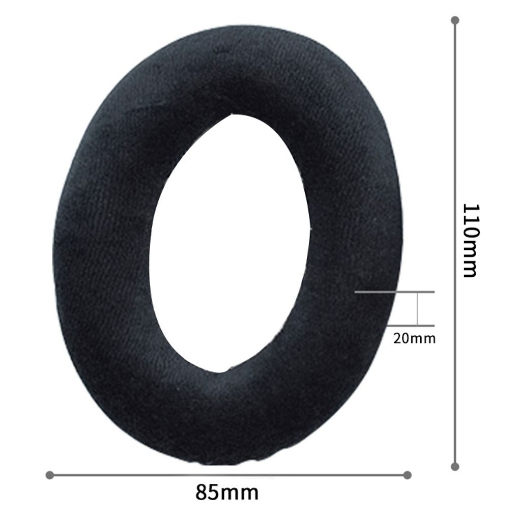 Øreputer til Sennheiser HD515/HD555/HD595/HD598/HD558/PC360, 1 par - Brun