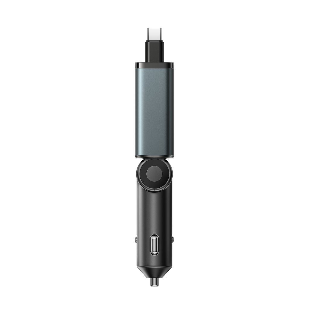 Joyroom JR-CL22A 3-i-1 billader 60W med uttrekkbar USB-C-kabel