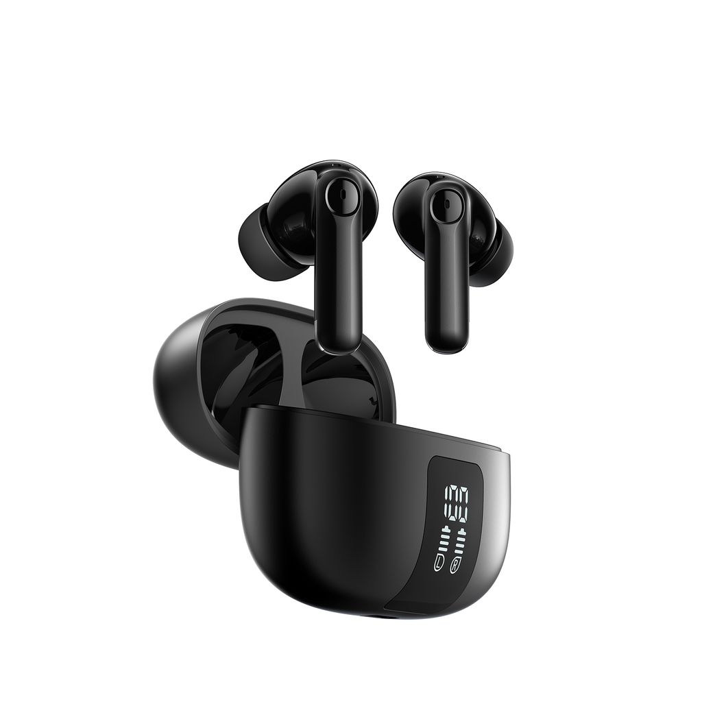 Joyroom Wireless Earphones with ANC and Smart App Control - Black