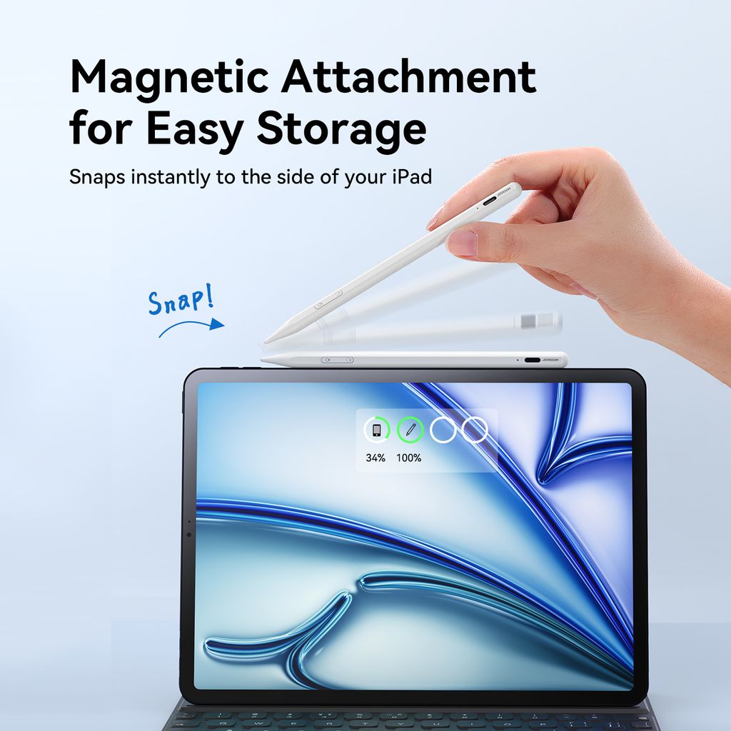 Joyroom JR-K12 Pro Aktiv Styluspenn med to moduser – Hvit