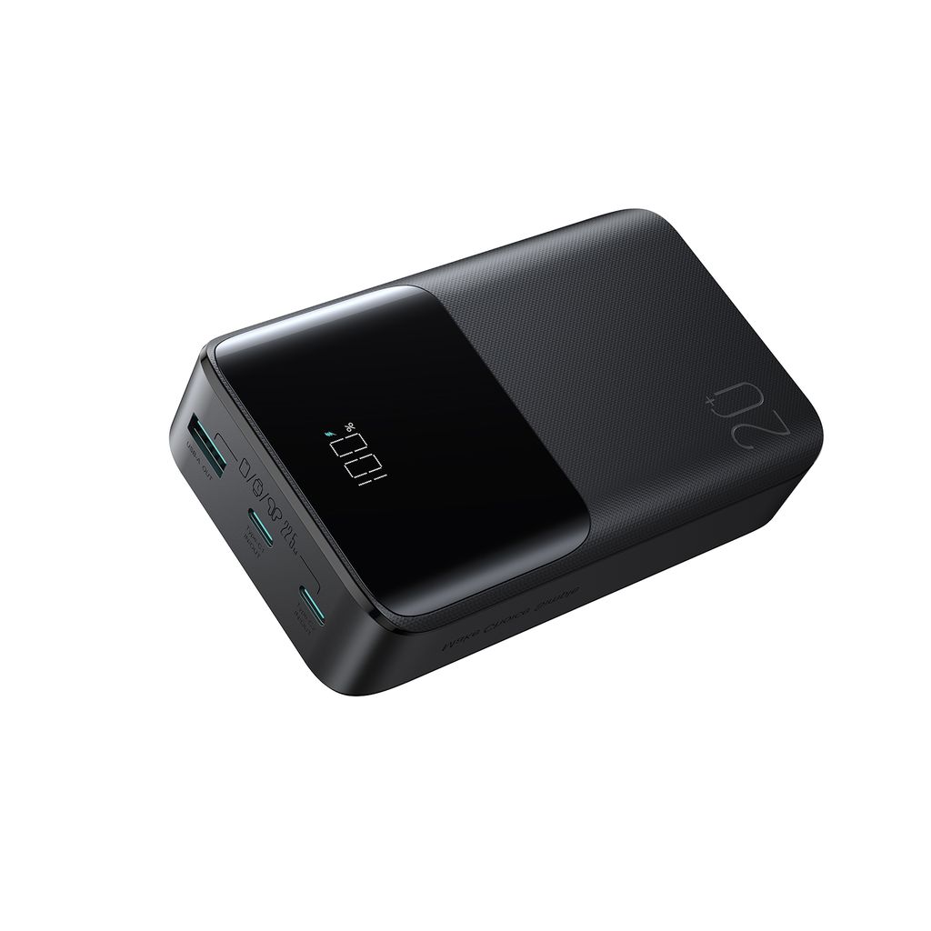 JOYROOM JR-QP192 Mini Powerbank 20 000 mAh med 22,5 W hurtiglading - Svart
