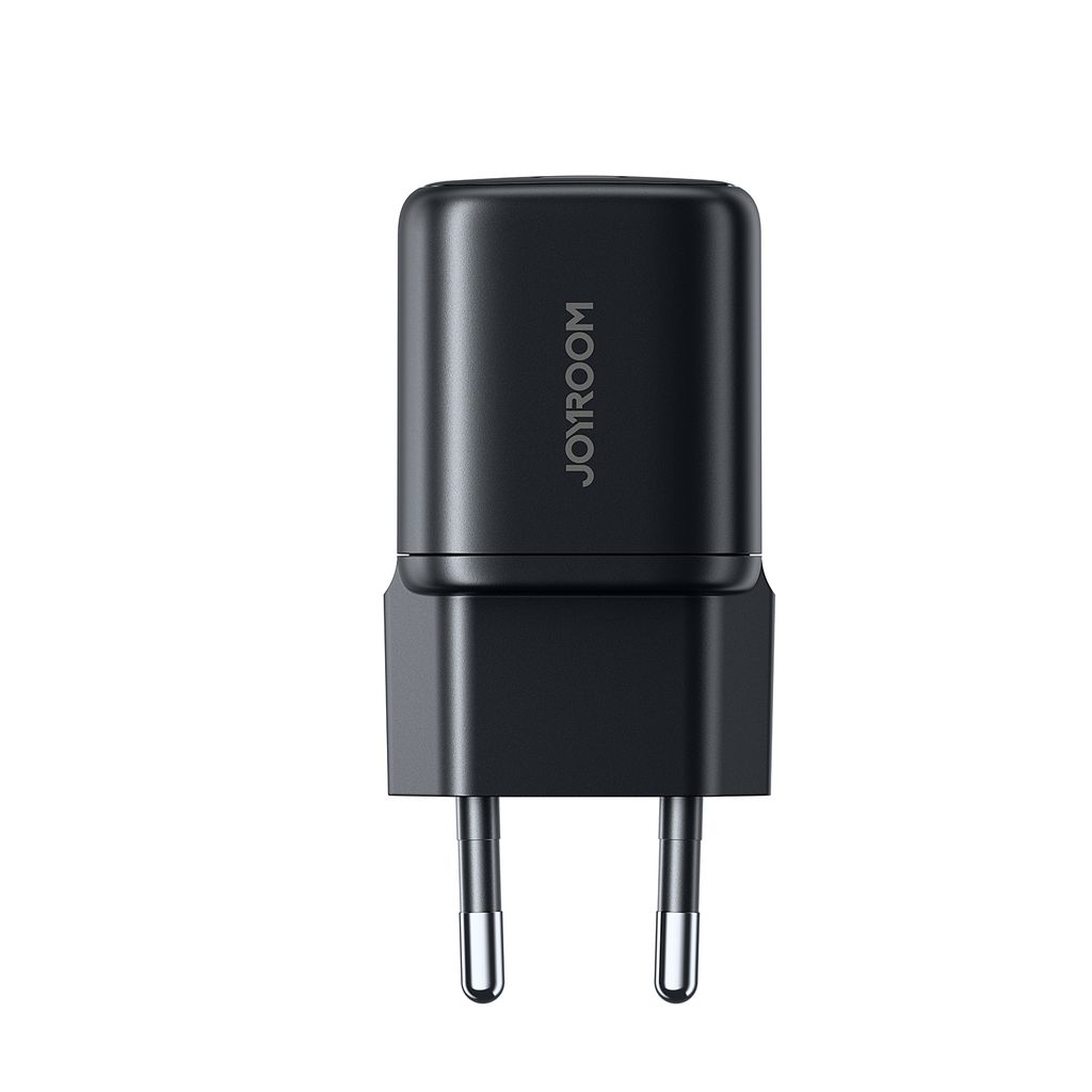 Joyroom JR-TG7 dobbel lader 33W + A9 USB-C-kabel 60W 1m – svart