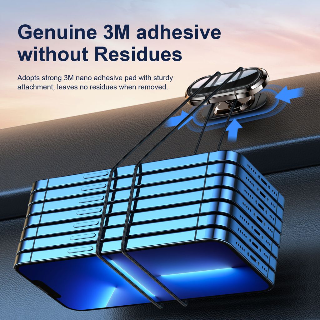 Joyroom JR-ZS314 magneettinen puhelinteline autoon - musta