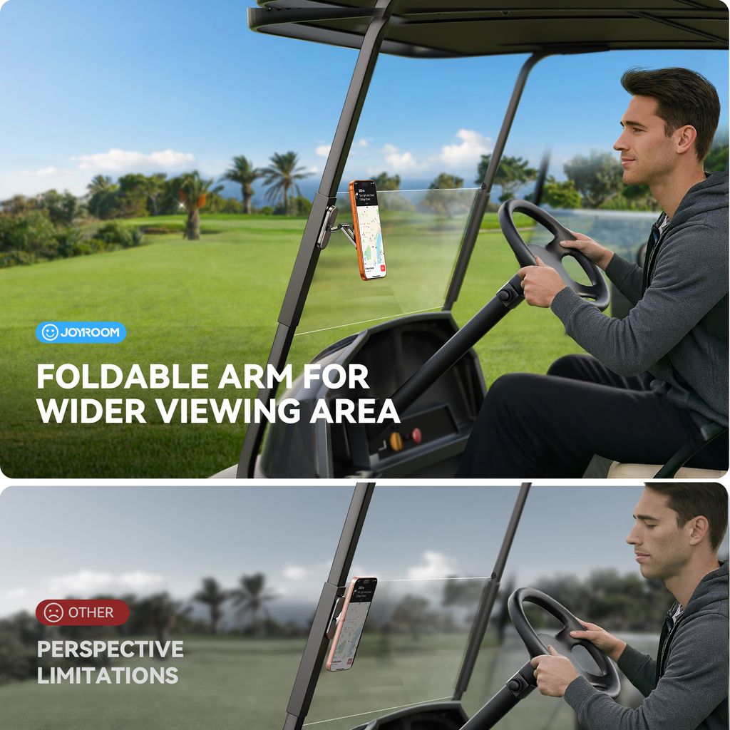 Joyroom JR-ZS520 Magsafe Biltelefonholder - Sort