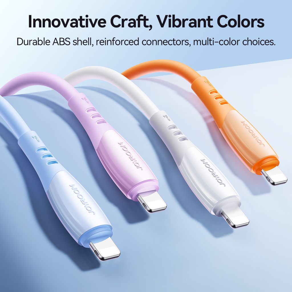 Joyroom S-A59 hurtigladekabel USB-A til Lightning 1,2m – Blå