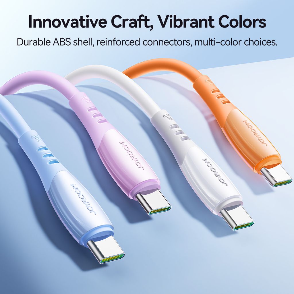 Joyroom S-A59 hurtigladekabel USB-C til USB-C 1,2 m – blå