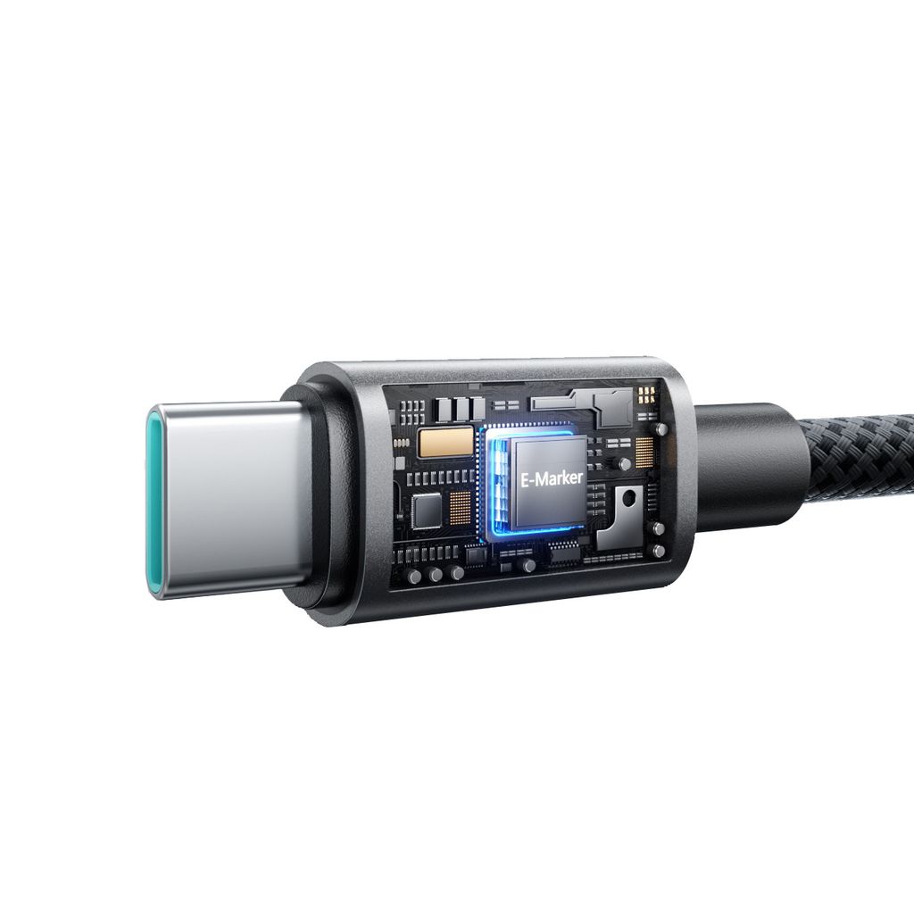Joyroom MagEase 100W magneettinen itsekelautumiskaapeli USB-C - USB-C, 1,2 m