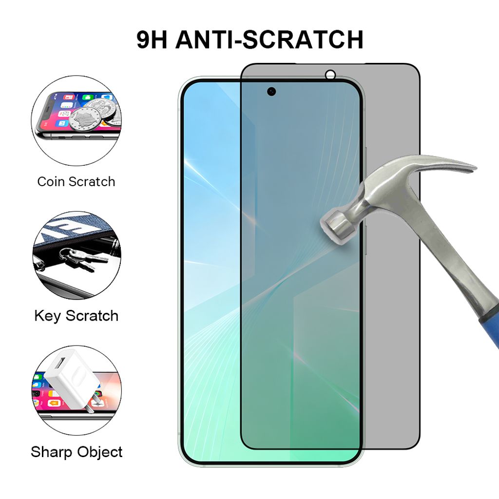 SiGN Samsung Galaxy S26 Privacy Näytönsuoja Karkaistu Lasi Ultrasonic Unlock