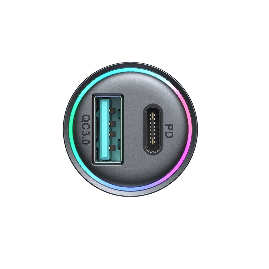 SiGN Mini Metal Billader 60W, med USB-C og USB-A