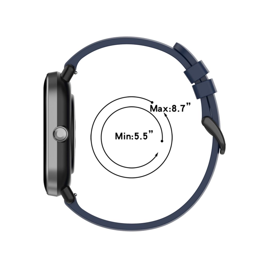 Garmin Approach S40 Urrem i silikone ensfarvet - Hvid