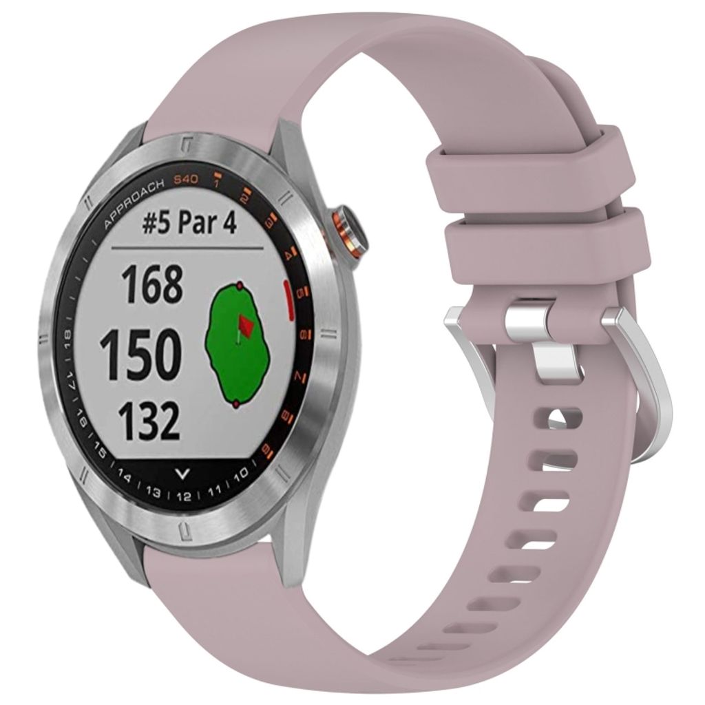 Garmin Approach S40 Urrem i silikone ensfarvet - Lilla