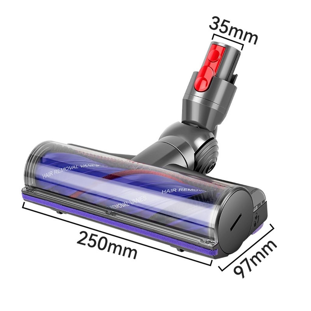 Golvborste med direktdriven rullborste till Dyson V7 / V8 / V10 / V11