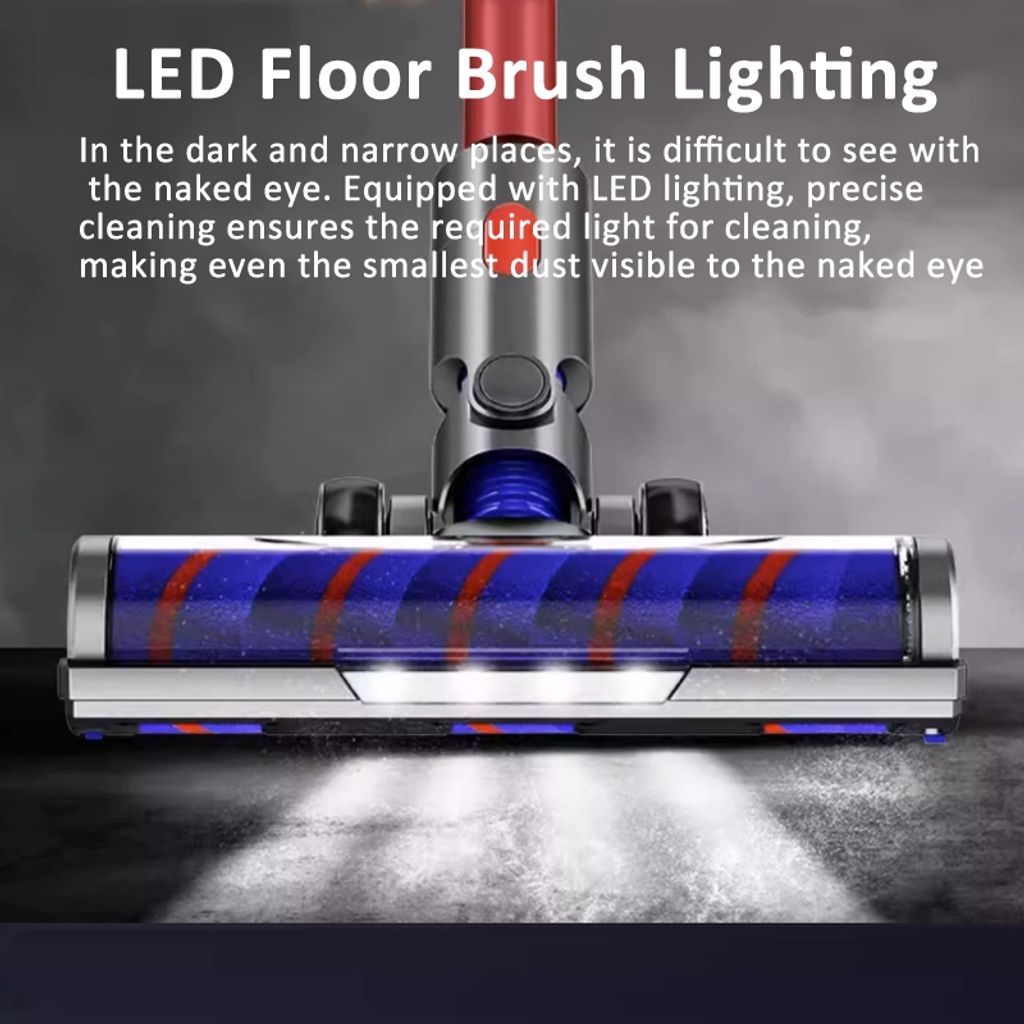 Dyson V7/V8/V10/V11/V15/V8 Slankt motorisert gulvbørstehode Myk fløyelsbørste