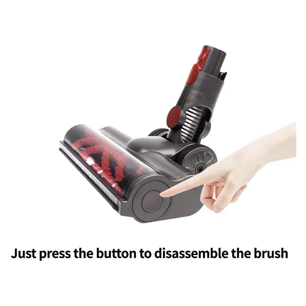 Gulvbørste i karbonfiber med rullebørste til Dyson V7/V8/V10/V11/V15
