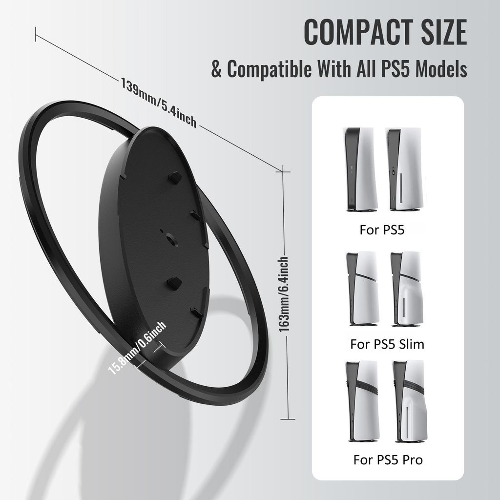 Pystysuora jalusta PlayStation 5:lle / PS5 Slimille / PS5 Prolle – Sininen