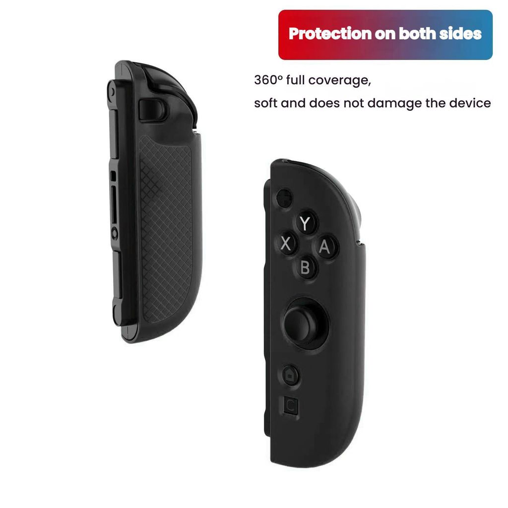 Silikoninen suojakotelo Nintendo Switch 2 Joy-Con -ohjaimille - musta