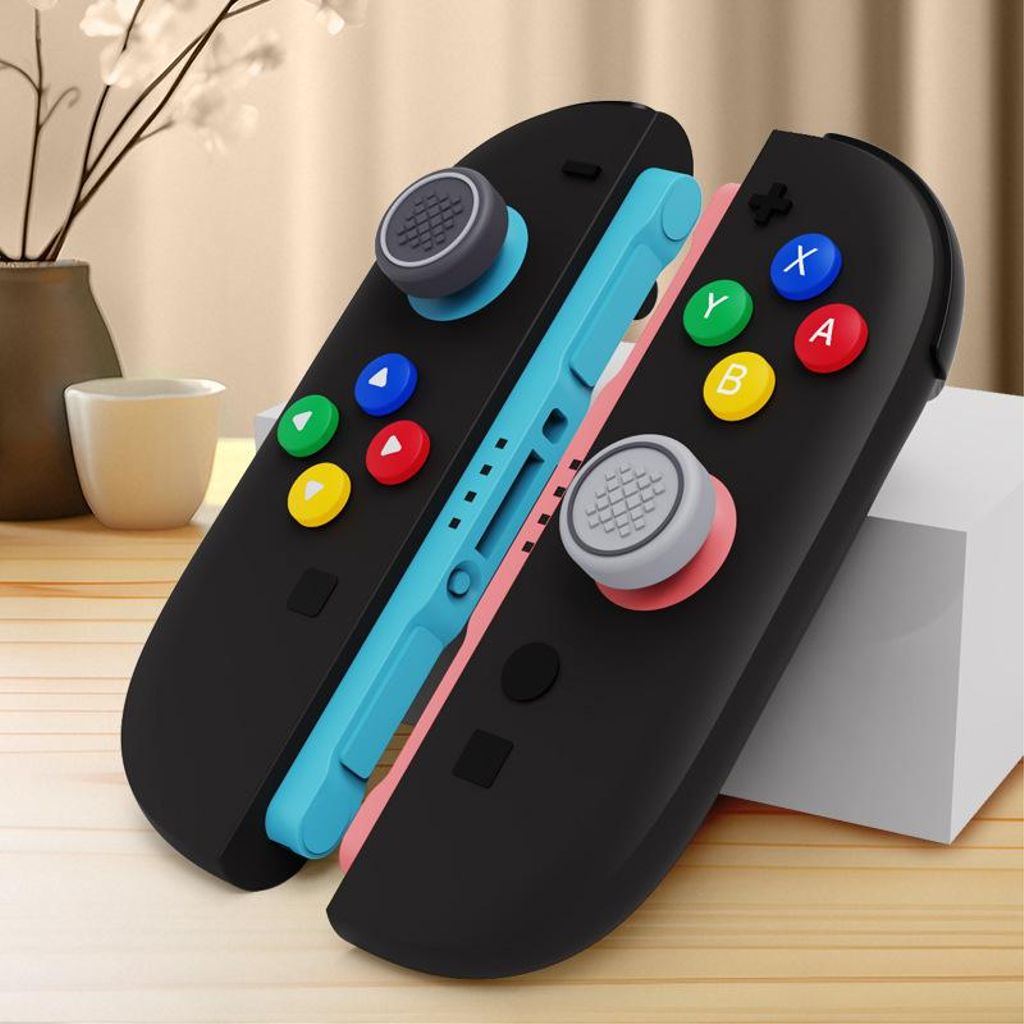 Silikonisuojukset ja joystick-korkit Nintendo Switch 2 Joy-Conille – Monivärinen