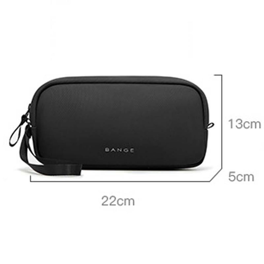 BANGE 3066 Lille opbevaringstaske til kabler, opladere og elektronik – Sort