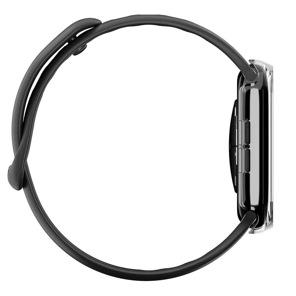 Spigen Apple Watch 12 (42mm) kuori Thin Fit - Läpinäkyvä