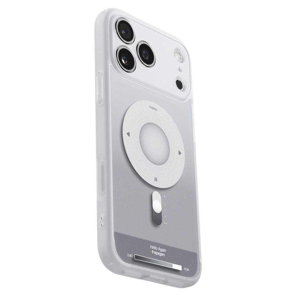Spigen Ultra Hybrid MagFit Classic Skal till iPhone 18 Pro /17 Pro - Silver