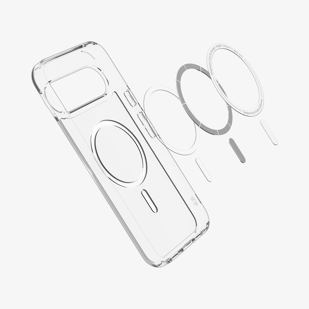 Spigen Ultra Hybrid MagFit Deksel til Google Pixel 11 - Gjennomsiktig/hvit